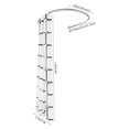 thumbnail image 2 of Stainless Steel Shower Curtain Rod 0.9-1.3m with 7.87ft*5.91ft Curtain, 2 of 9