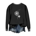 thumbnail image 3 of Posijego Women's Trendy Sweatshirts Graphic Long Sleeve Lightweight Casual Pullover Cute Sweatshirt for Women, 3 of 6