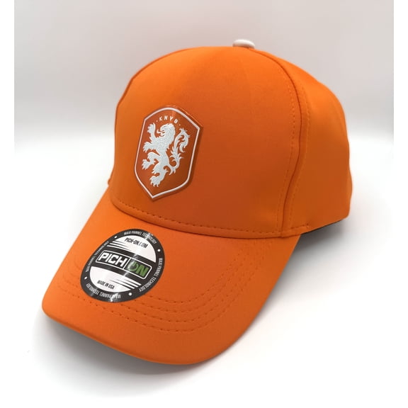 Orange Soccer Fan Cap Netherlands Style – Adjustable Snapback Hat.