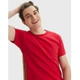 thumbnail image 5 of Hanes Men Crew neck T-Shirt 4-Pack ComfortSoft 100% Cotton Heavyweight Tee Plain, 5 of 10