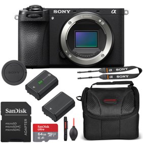 Sony a6700 Mirrorless Camera Body Only Bundle   Extra Battery, 64GB Memory Card, Case & More (International Version)