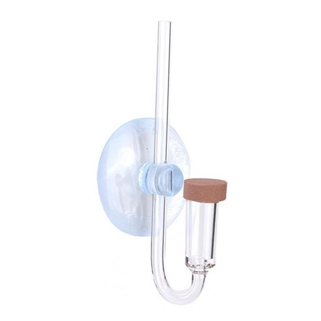 Transemion Marqueur à Bulles CO2 Clair Diffuseur Aquarium Accessoires Aquarium Réservoir pour