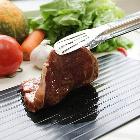 

WXLCISI Defrost Tray Quick Defrost Tray Defrost Tray Aluminum Alloy No Need To Heat Quick Defrost Quick Defrost Tray Meat Seafood Steak
