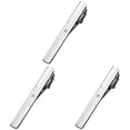 thumbnail image 2 of Tie Clips for Men,3 Pack Men's Tie Clips Necktie Tie Bars Tie Pins for Men Accessories,Neck Tie Clip,Mens Tie Clip,Silver Tie Clip,Tie Clasps for Men for Father,Husband,Business,Wedding,Anniversary, 2 of 5