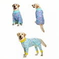 thumbnail image 3 of TELOLY Dog Clothes for Large Dogs,Four-Leg Full Suit Dog Jacket,Protective Outfit Design Dog Coats for Small Dogs,Green,28/2XL, 3 of 4