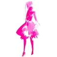 thumbnail image 3 of Parker, Jennifer Paxton 13x18 Black Modern Framed Museum Art Print Titled - Fuchsia Street Fashion IV, 3 of 5