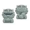 thumbnail image 4 of 2x Mini estatua , regalos para amantes, figura de Animal, decoración del hogar, escultura de piedra de jardinería, obras de arte para sala de, 4 of 9