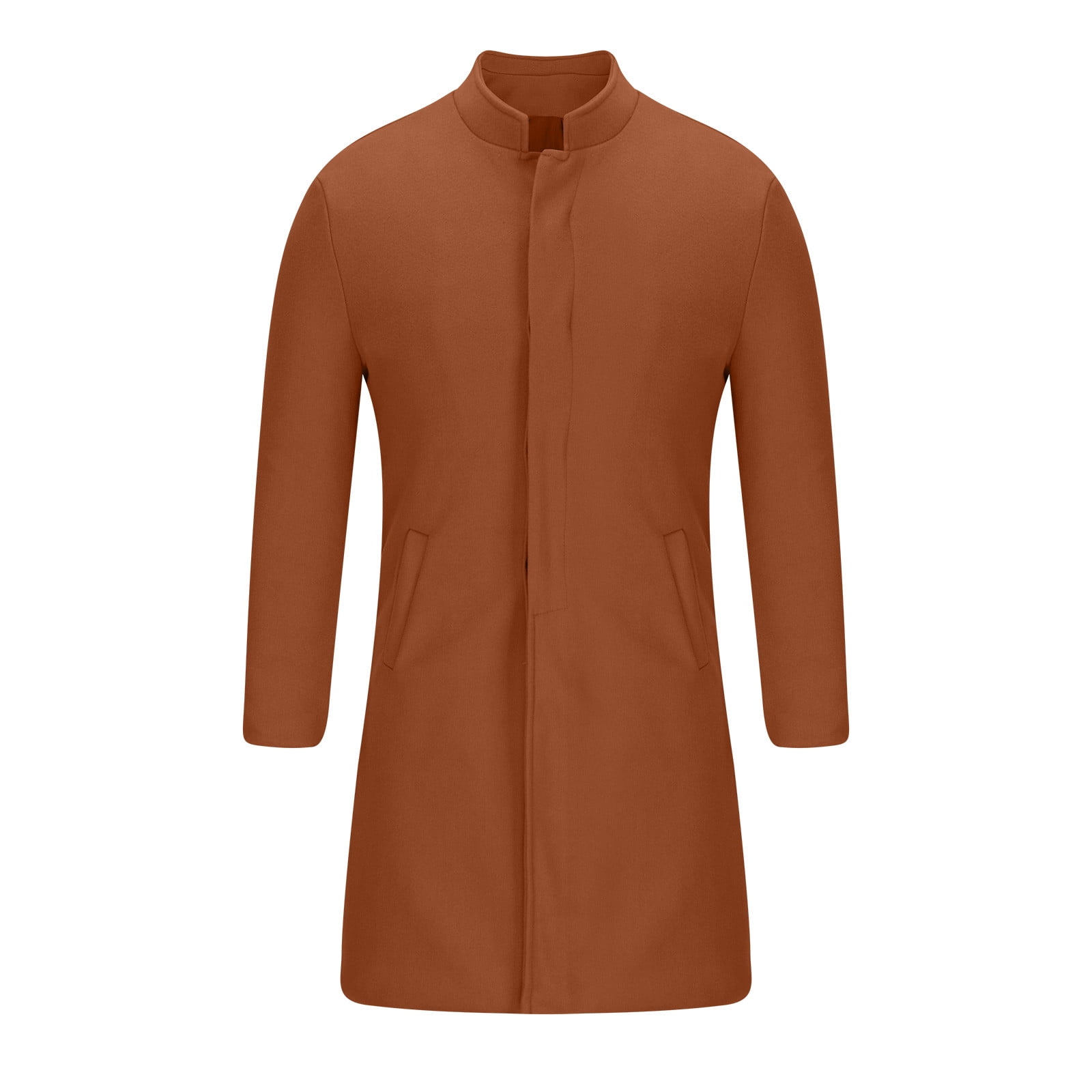Summer Saving!Father Day Sale Deals!Mens Trench Coat Full