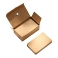 thumbnail image 4 of 100 tarjetas de presentación en blanco de 3,5 x 2 cm, cartulina gruesa para proyectos de arte DIY. Papel kraft, 4 of 9
