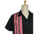 thumbnail image 5 of Two-tone Contrast Retro Cuban Casual Shirts, 5 of 6