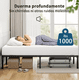 thumbnail image 4 of Base De Cama Individual Plegable Hierro Económica Metal Casa, 4 of 5
