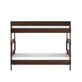 thumbnail image 4 of Max & Lily Twin over Twin Bunk Bed, Farmhouse Solid Wood Bunk Beds for Kids, Barnwood Brown, 4 of 11