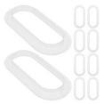 thumbnail image 1 of 10pcs Plastic Cardboard Box Handles Box Handles Transparent Lifting Moving Straps Loop Ring For Small Box Carton Replacement Cardboard Boxes Handles, 1 of 7