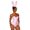 Pink, variant on Womens Corset Bodysuit Set with Bunny Ears Hair Band Exotic Bustiers Strapless Overbust Shapewear