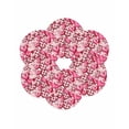 thumbnail image 7 of 15 Inch Round Placemats Set of 6, Valentine's Day Non Slip Heat Insulation PP Table Mats, Pink Romantic Love Checkered Buffalo Washable Place Mats for Kitchen Dining Party Table Decor, 7 of 7