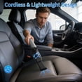 thumbnail image 7 of Handheld Vacuum Cordless, 10000PA Strong Suction Hand Held Car Vacuum Cleaner Rechargeable, Portable with Multi-Nozzles & LED Light for Home, Car, Office, Pets, 7 of 7