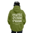 thumbnail image 3 of Faith Over Fear Christian Hoodies for Men 2025 Long Sleeve Hooded Sweatshirt with Pockets Pullover Hoody Mens Hoodies, 3 of 5