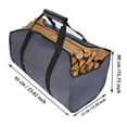 thumbnail image 1 of BTOER Sac de Transport en Toile pour Bûches Cheminée Sac de Rangement pour Bois, 1 of 8
