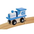 thumbnail image 3 of Masterpieces NCAA North Carolina Tar Heels Motor de tren de juguete de madera real, 3 of 5