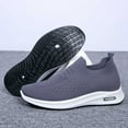thumbnail image 6 of Men's Spring And Summer Fashion Breathable Solid Color Casual Shoes Comfortable And Light On Shoes 7.5 Dark Gray, 6 of 8
