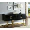 thumbnail image 6 of Meridian Furniture Beth Solid Wood Sideboard/Buffet in Black Lacquer/Gold Finish, 6 of 6