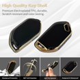 thumbnail image 4 of Key Fob Cover Compatible with Kia Telluride Sorento K4 K5 EV5 Sportage Carnival GT-Line Soft TPU Leather Keychain Case Holder Protector,Pink, 4 of 7