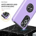 thumbnail image 5 of Moto Edge Plus 2022 Case for Motorola Moto Edge 30 Pro Case  Grade Shockproof Built-in Ring Holder Kickstand Car Mount Protective Case for Edge Plus 2022 Edge 30 Pro Phone Case (Purple), 5 of 15