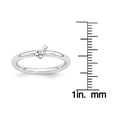 thumbnail image 4 of Sterling Silver Rhodium Key Ring, 4 of 7