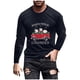 thumbnail image 2 of Blusas y camisas de manga larga y cuello redondo para hombre, informales, con estampado navideño, deportivas, de poliéster., 2 of 5
