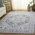 thumbnail image 2 of SAFAVIEH Scarlett Vermont Medallion Area Rug, Dark Grey/Ivory Rust, 9' x 12', 2 of 10