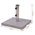 thumbnail image 4 of Base de Parasol en Granit Support de Parapluie 20kg, 4 of 4