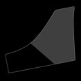 thumbnail image 3 of 1 Pair Car Rear Door Panel Paint Protection Film Scratch Shield Clear TPU Fit For Tesla Model 3, 3 of 5