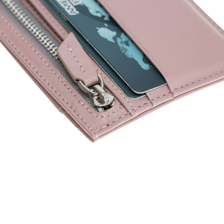 Full-Grain Leather Zipped Cardholder