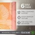 thumbnail image 2 of Esterilla de yoga Gaiam Premium con estampado de 6 mm, reversible, extra gruesa, 2 of 3