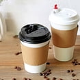 thumbnail image 6 of 50 Pcs Coffee Cup Holder Heat Resistant Sleeve Protective Cover Outdoor Sleeves Cafe, 6 of 6
