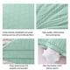 thumbnail image 5 of Almohada de tejido estándar súper suave 19 x 29 in | Tejido de punto transpirable | Ligero, Decorativo, Lavable a Máquina | Rosa Beige Verde Gris | Almohada cómoda para dormir, 5 of 6