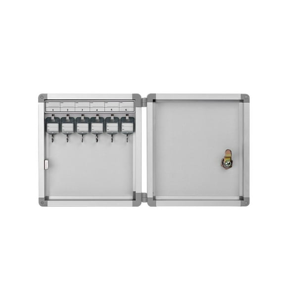 figatia Key Lock Box Key Cabinet Security Wall Mounted Key Organizer Key for Garage Rental Managements Complexes 205x60x213mm