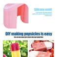 thumbnail image 3 of Paletas De Hielo De 6 Cavidades, Molde Para Paletas Reutilizable, Fabricante De Helados De Silicona Con Palitos De Paletas Para Niños Y Adultos Advancent HA044906-01, 3 of 6