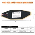 thumbnail image 5 of Facon 3" x 8" RV Elbow Pipe Heater Pad, Work for 1-1/2" Elbow Pipe, 12V Tank Heater Pad, for RV, Camper, Travel Trailer and Motorhome, DC 12Volts-13.5Volts, 3Packs, 5 of 8
