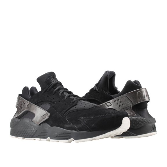 Nike Air Huarache Run Premium Men's Running Shoes Black/Black-Sail 704830-014