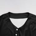 thumbnail image 4 of Short Sleeve Cardigan for Men, V-Neck Button-Down Oversized Top, Breathable Polyester Fabric for Sports and Casual Wear, 4 of 8