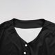 thumbnail image 5 of Mens Botón Camisa Color Sólido Cuello en V Manga Corta Sobredimensionado Transpirable Cardigan Superior, Largo Cardigan Hombres Desgaste Deportivo Casual, 5 of 8