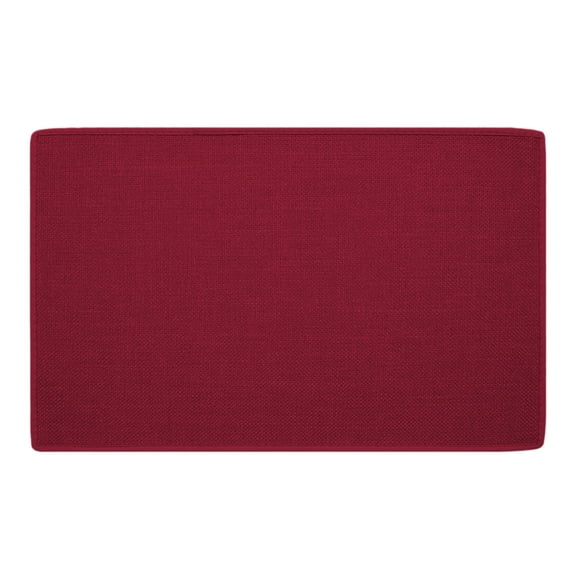 Anckoeil Linen Bath Mat, 15.7"x23.6" Non-Slip Absorbent Floor Rug, Washable Quick Dry Bathroom Shower Mat for Home Decor