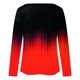 thumbnail image 5 of Pntutb Moda Mujer Cuello Redondo Manga Larga Estampado Casual Camiseta Blusa Pntutb Pntutb-1710, 5 of 5