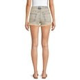thumbnail image 3 of Madden NYC Juniors' Super High Rise Denim Shorts, 3 of 5