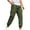 Green, variant on Plebaso Men's Casual Cargo Jogger Pants Drawstring Joggers Elastic Bottom Outdoor Hiking Mens Trousers