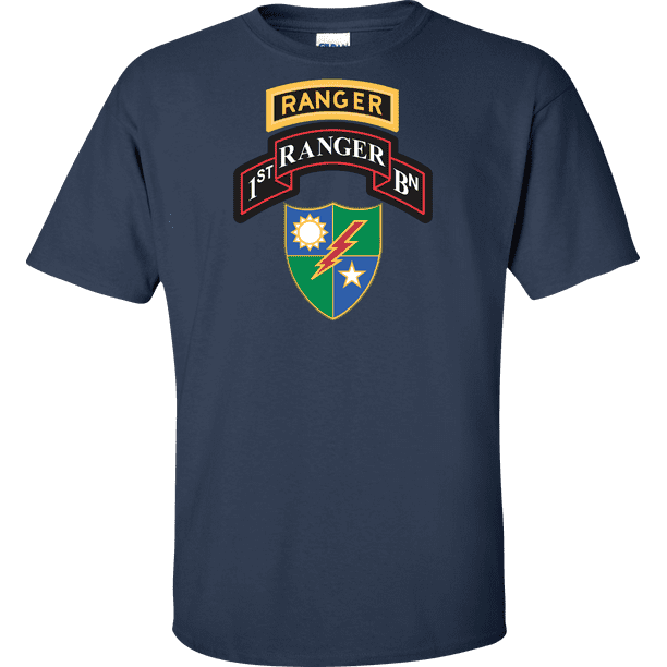U.S. Army 1st Ranger Battalion 75th Ranger Regiment With Ranger Tab T ...