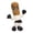 Cool-21.65IN, variant on Cute Cartoon Bread Shaped Plush Doll, Soft PP Cotton Bedside Companion Stuffed Toy for All Ages