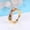 No5, variant on Womens Copper Zircon Constellation Ring For Wedding Engagement Micro Inlay Color Zircon Electroplated Durable Jewelry