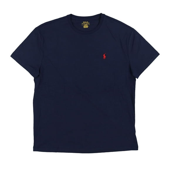 Polo Ralph Lauren Mens Classic Fit Crew Neck T-Shirt (XL, Ink Navy)